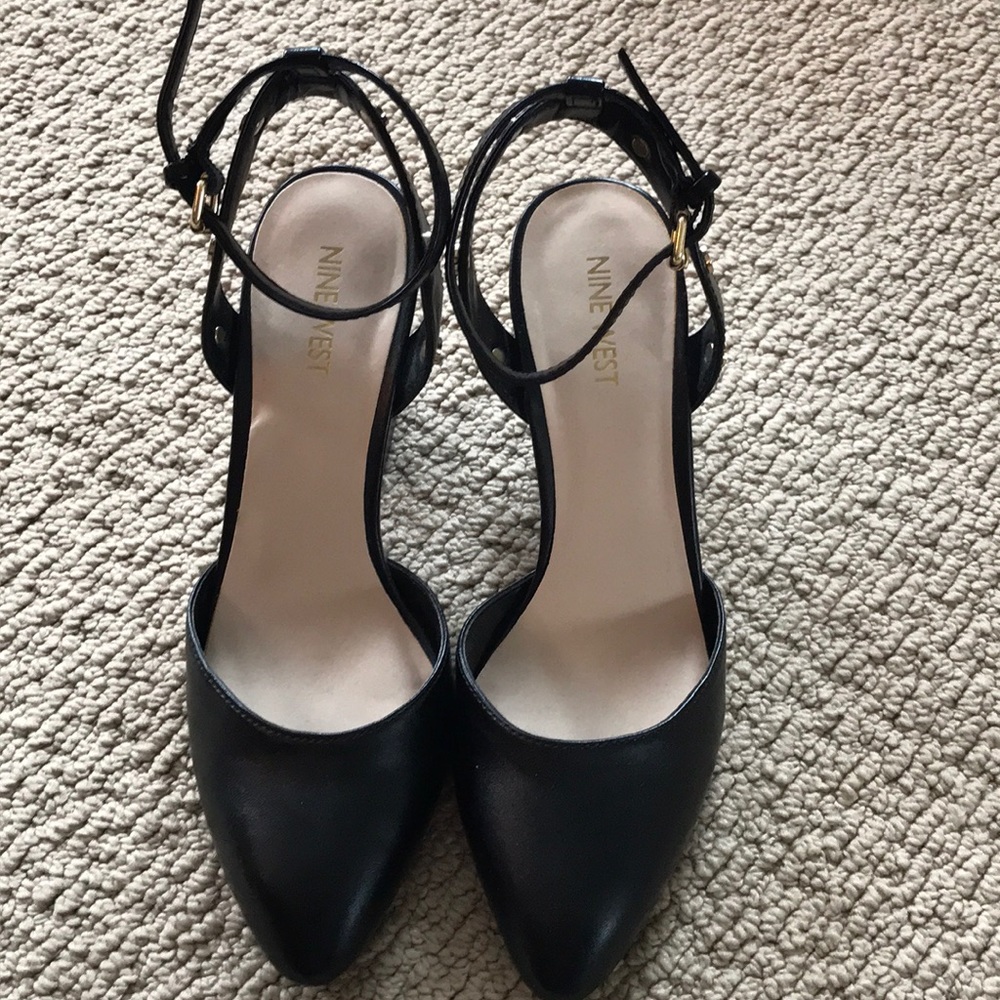 Nine West Black Heels 7.5m